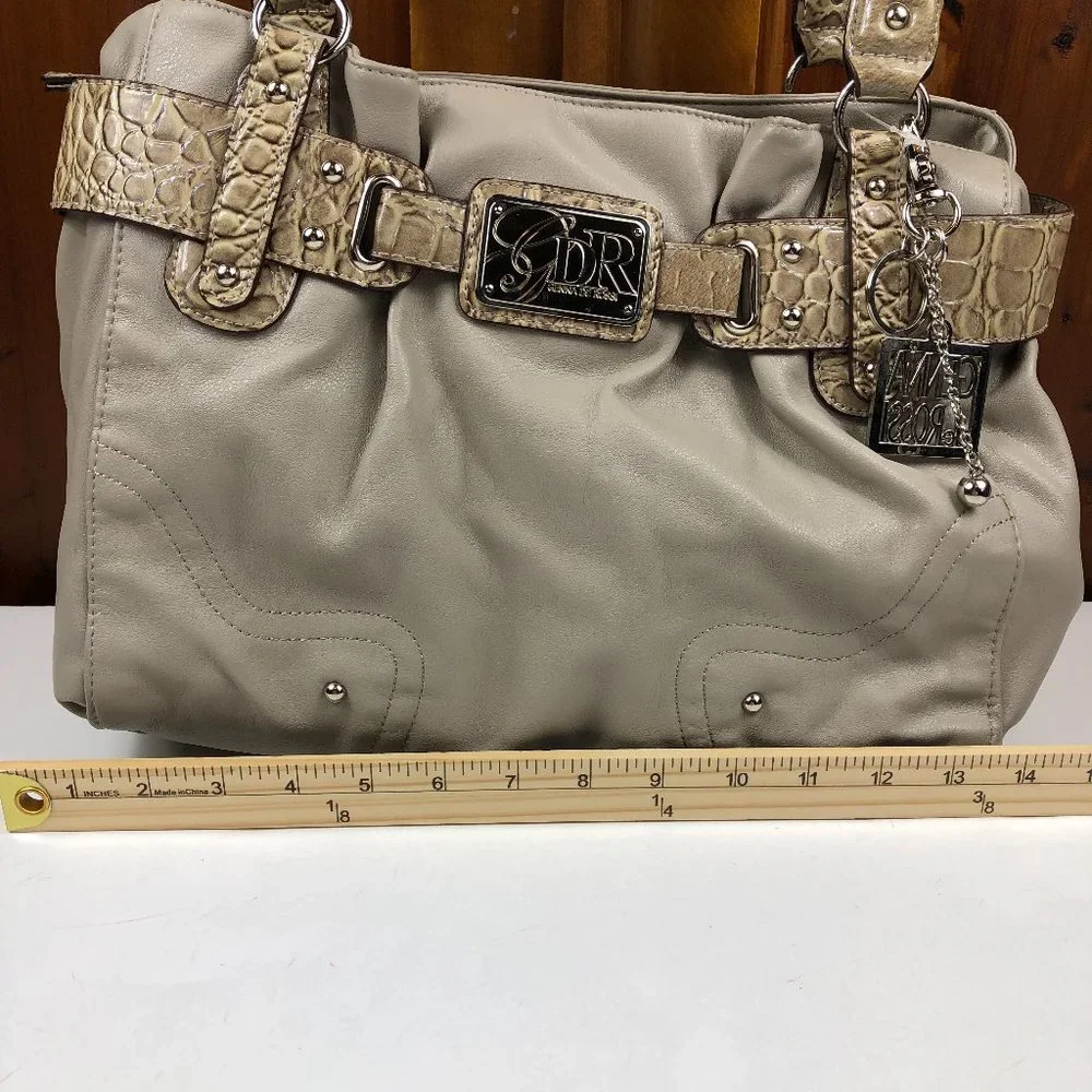 NEW - GENNA DEROSSI Vintage Snakeskin Trim Shoulder Bag Timeless Y2K 90’s Fairy